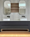 Coomera Wall Mixer & Spout Combination  - Gunmetal