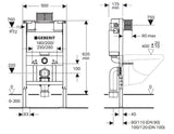 Geberit Kappa Duofix In-wall Cistern