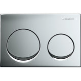 Geberit Alpha25 Round Flush Plate – Bright Chrome Finish