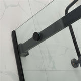 1400-2530x2000mm Shower Screen Wall to Wall Sliding Door Variant Colour Stainless Steel Frameless 3 Panels
