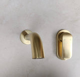 Ikon Kiama Wall Mixer - Brushed Gold