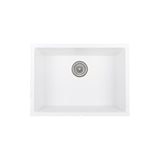 Granite Sink Single Bowl 450x 450 - Matt White