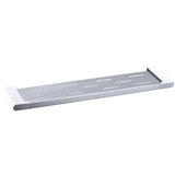 Coral Metal Shelf - Chrome & White
