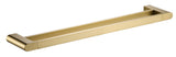 Coral Double Towel Rail 600mm - Brushed Gold