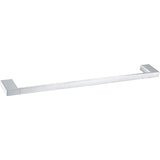Eva Single Towel Rail 800mm - Brushed Nickel