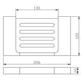 Eva Soap Holder - Chrome