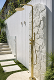 Pacifica Free Standing Shower Combo - Brushed Gold