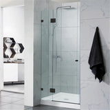 685-1400mm Wall to Wall Shower Screen Hinge and Door Panel Variant Colour Fittings Frameless 10mm Glass