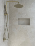 Solange 2 in 1 Combo Shower Set - Brushed Gold