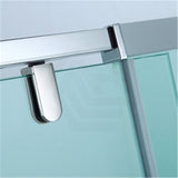 700-1470x2000mm Semi-frameless Shower Screen Pivot Door Wall to Wall Variant Colour Fittings 6mm Glass