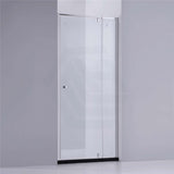 700-1470x2000mm Semi-frameless Shower Screen Pivot Door Wall to Wall Variant Colour Fittings 6mm Glass