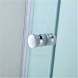 700-1470x2000mm Semi-frameless Shower Screen Pivot Door Wall to Wall Variant Colour Fittings 6mm Glass