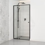 700-1470x2000mm Semi-frameless Shower Screen Pivot Door Wall to Wall Variant Colour Fittings 6mm Glass