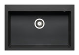 Pyragranite Kitchen Sink Single Bowl 690mm - Matt Black