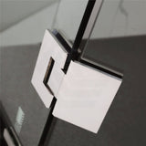 800~1150mm Diamond Shape Shower Screen Pivot Door Chrome Frameless 10mm Glass 2000mm Height