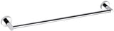 Round Single Towel  Rail 600mm  - Chrome