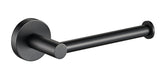 Round Toilet Paper Holder - Matt Black