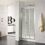 830-1030mm Wall to Wall Sliding Shower Screen Variant Colour Framed 3 Panels Doors 6mm Glass