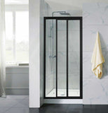 830-1030mm Wall to Wall Sliding Shower Screen Variant Colour Framed 3 Panels Doors 6mm Glass