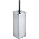 Square Toilet Brush Holder- Chrome
