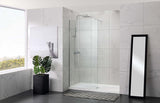 900/1000/1200x2000mm Frameless Shower Screen Single Door Fixed Panel 10mm Glass Variant Colour Channel