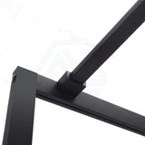 900-1000x2000mm Black Fully Framed Shower Screen Grid Lattice Single Door Fixed Panel Walk-in 6mm Tempered Small Glass