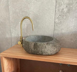 Hamilton Gooseneck Kitchen Sink Mixer - Brushed Gold