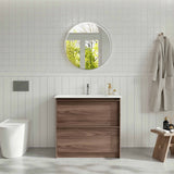 Bella 900mm Freestanding Cabinet - Notaio Walnut