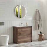Bella 900mm Freestanding Cabinet - Notaio Walnut