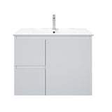 BIANCA 750mm MDF Wall-Hung Vanity (LHD)