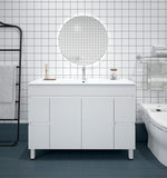 BIANCA 1200mm PVC Freestanding Vanity