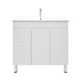 BIANCA 900mm PVC Freestanding Vanity (LHD)