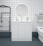 BIANCA 900mm PVC Freestanding Vanity (LHD)