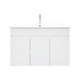 BIANCA 900mm PVC Wall-Hung Vanity (LHD)