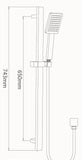Sara Shower Rail - Chrome