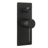 Ikon Savannah Shower & Bath Mixer Diverter - Matt Black