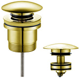 Pop Up Plug & Waste 32mm Universal Fit - Brushed Gold