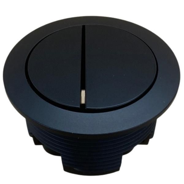 BTW Round Cistern Button – Black – The Bathware Outlet