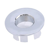 Round Basin Overflow Cover - Chrome