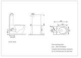 Sienna Back-to-Wall Toilet Suite