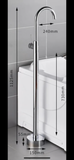 Bella Free Standing Floor Mixer Bath Spout - Matt Black