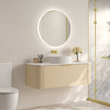 Elva 1200mm Wall-Hung Cabinet - Natural Oak