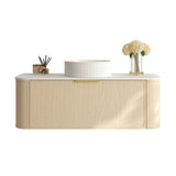 Elva 1200mm Wall-Hung Cabinet - Natural Oak