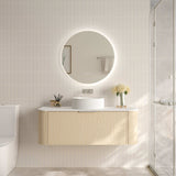 Elva 1200mm Wall-Hung Cabinet - Natural Oak