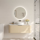 Elva 1200mm Wall-Hung Cabinet - Natural Oak