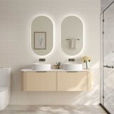 Elva 1500mm Wall-Hung Cabinet - Natural Oak