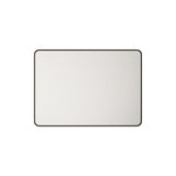 Aluminum Framed 600mm Rectangular Mirror -Matt Black