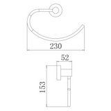 GLOBE Series Towel Ring – Chrome