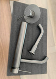 Coral II Wall Mixer - Gunmetal