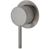 Coral II Mini Back Plate Wall Mixer - Gunmetal